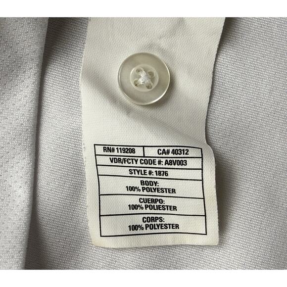 Wisconsin Badgers Polo Shirt Mens XL White Red Adidas Climalite Short Sleeve - Picture 11 of 11